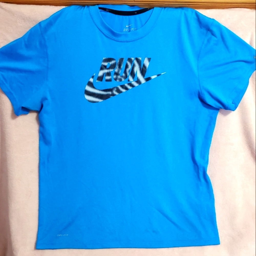 GUC Nike Dri Fit Aqua Run Tee T-Shirt Sz M